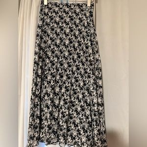 Cute floral maxi skirt